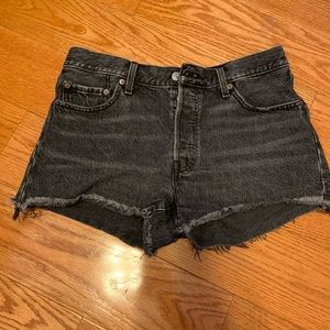 Levi’s 501 black shorts